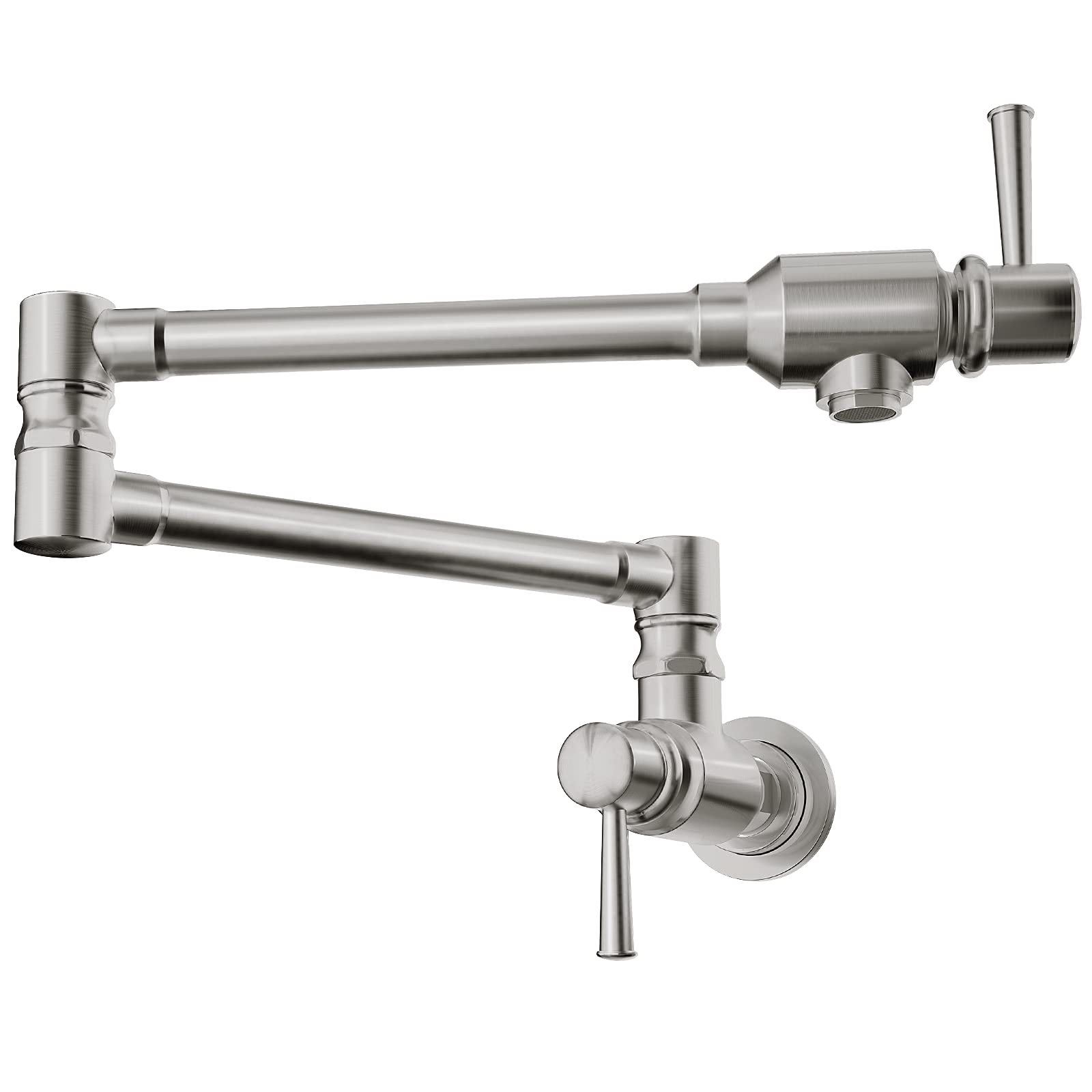 JZBRAIN Pot Filler Faucet Wall Mount Stainless Steel